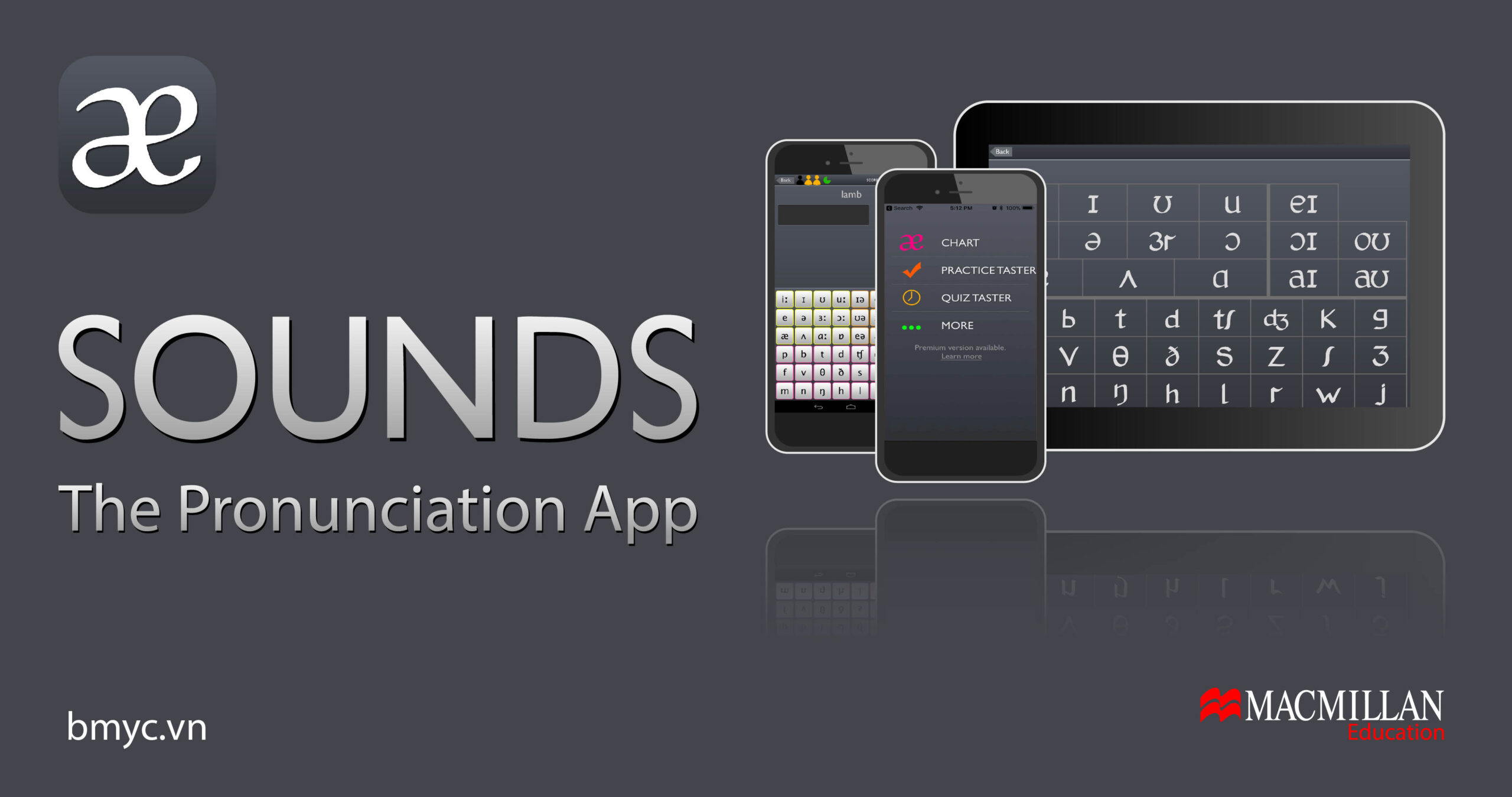 App Sounds the pronunciation Luyện phát âm tiếng Anh
