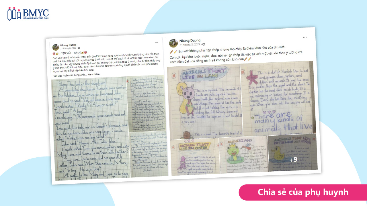 Cách luyện viết tiếng Anh cho bé - Chia sẻ của phụ huynh