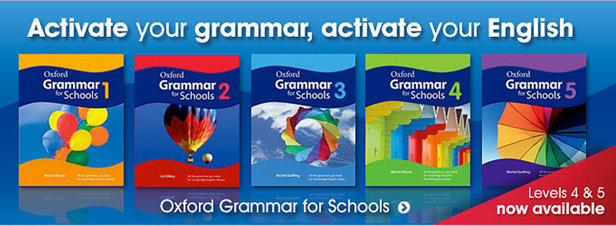Bộ sách học ngữ pháp tiếng Anh tên Oxford Grammar for School