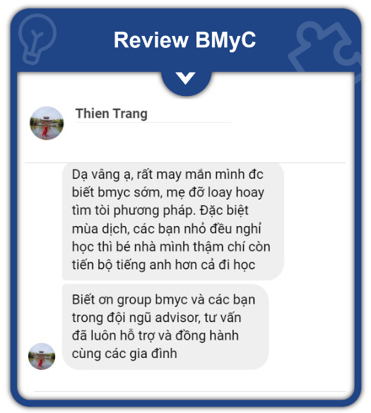 Review phương pháp tiếng Anh BMyC