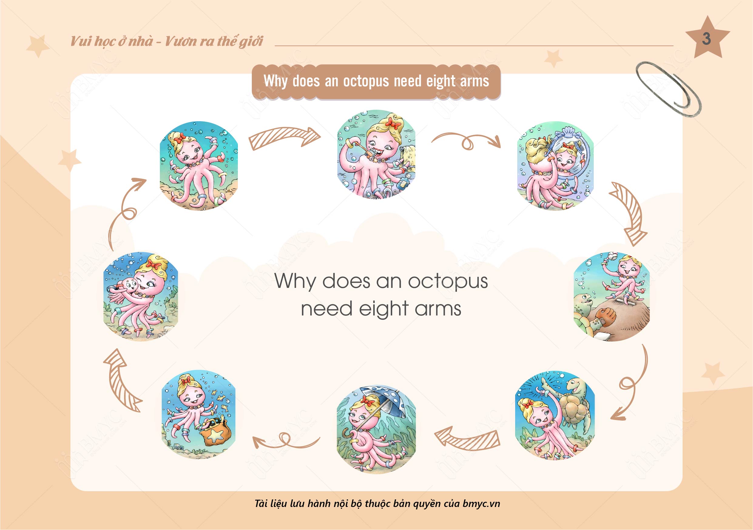 Speaking Why does an octopus need eight arms 01
