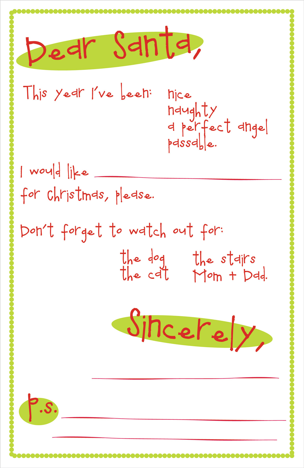 Viết thư cho ông già Noel bằng tiếng Anh - mẫu 9