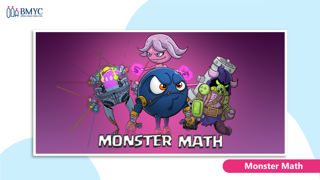 Phần mềm toán tư duy trẻ em Monster Math