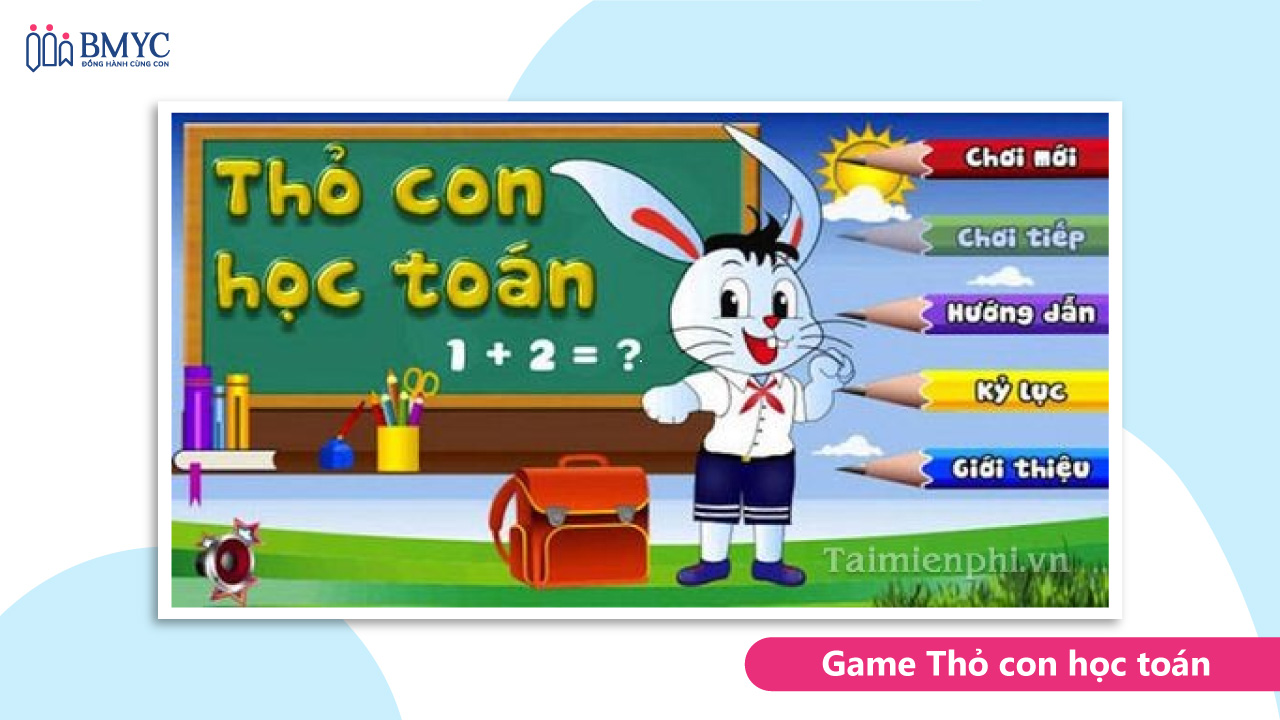 Toán tư duy trẻ em Game thỏ con học toán