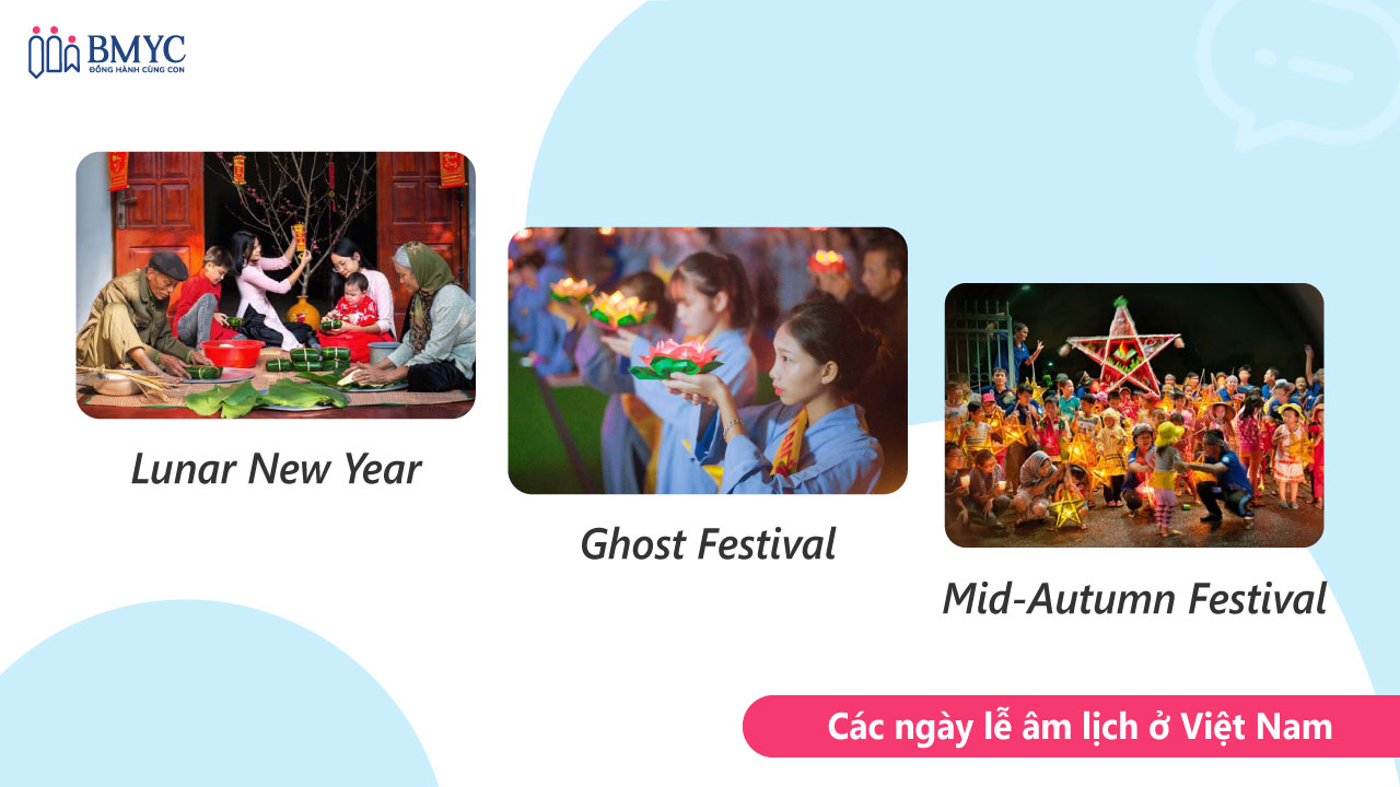 Các ngày lễ trong năm tiếng Anh ở Việt Nam theo âm lịch