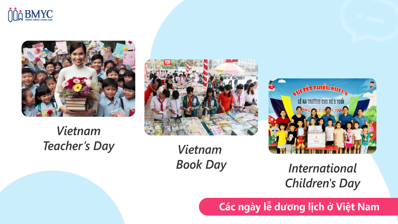 Các ngày lễ trong năm tiếng Anh ở Việt Nam theo dương lịch