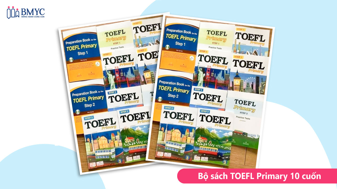 Các bộ sách luyện thi TOEFL Primary