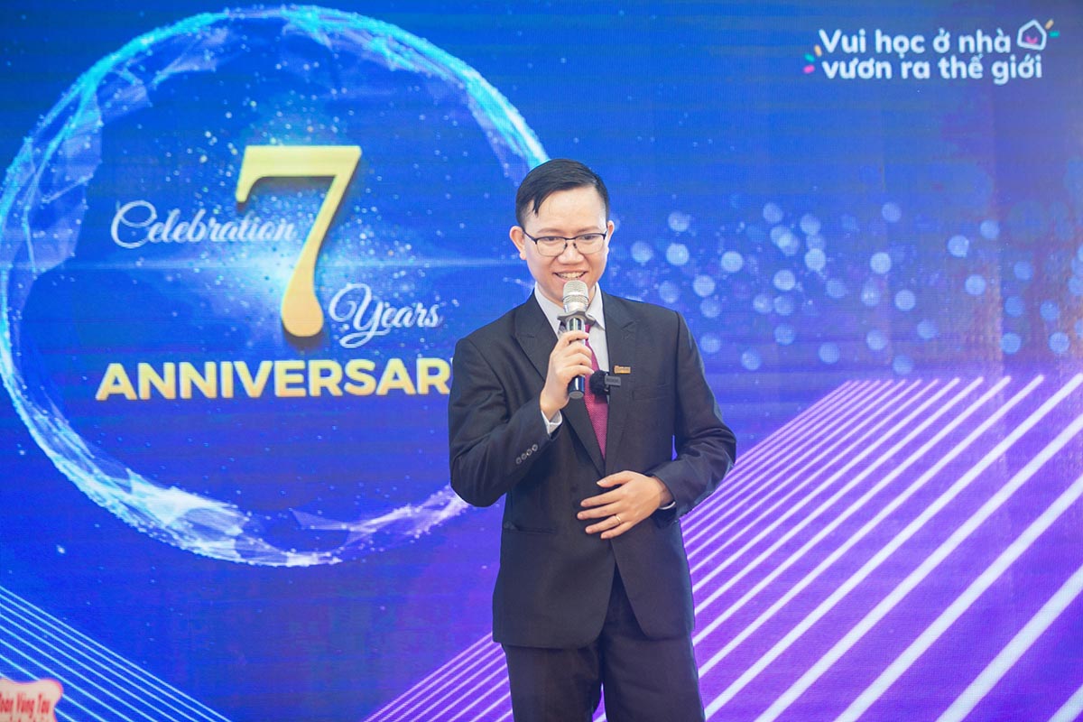 BMyC Giám đốc Lê Quang Huy phát biểu cảm nghĩ nhân dịp sinh nhật 7 năm