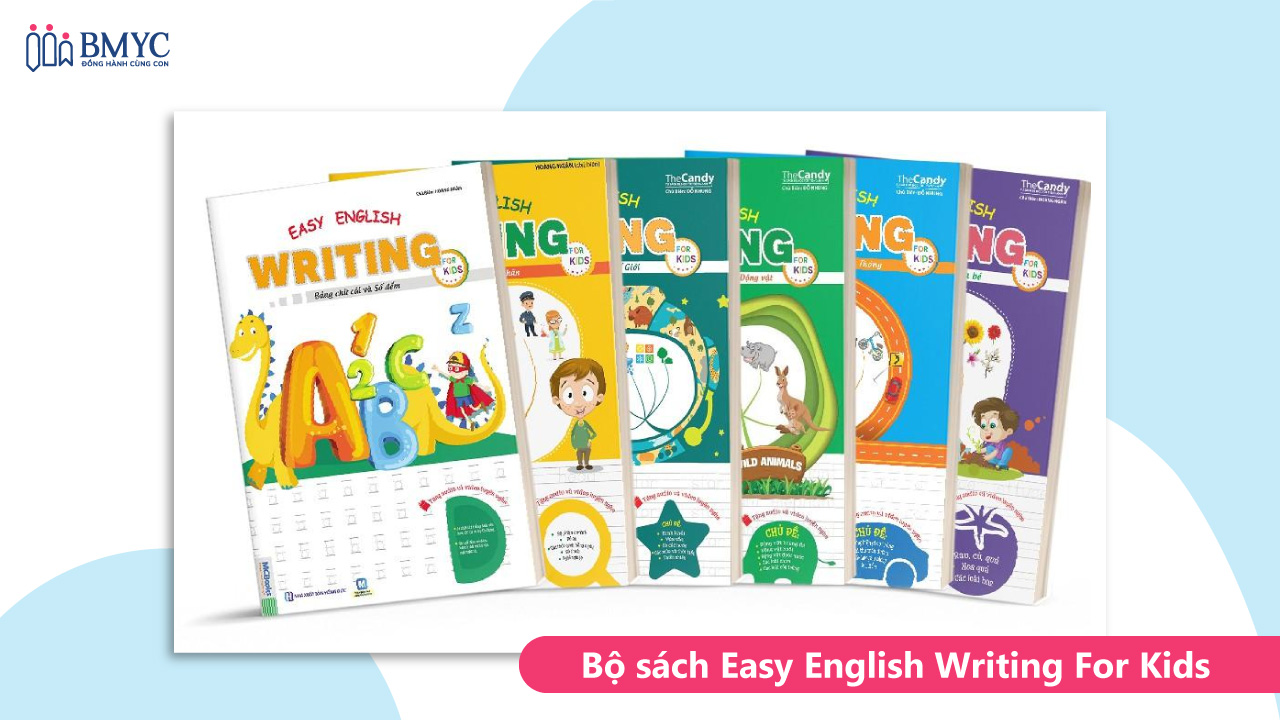 Bộ sách luyện viết tiếng Anh cho trẻ em easy english writing for kids