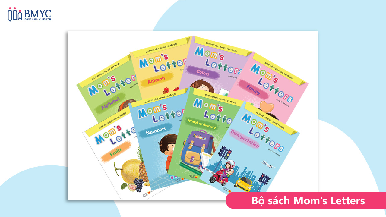 Bộ sách luyện viết tiếng Anh cho trẻ em mom's letters