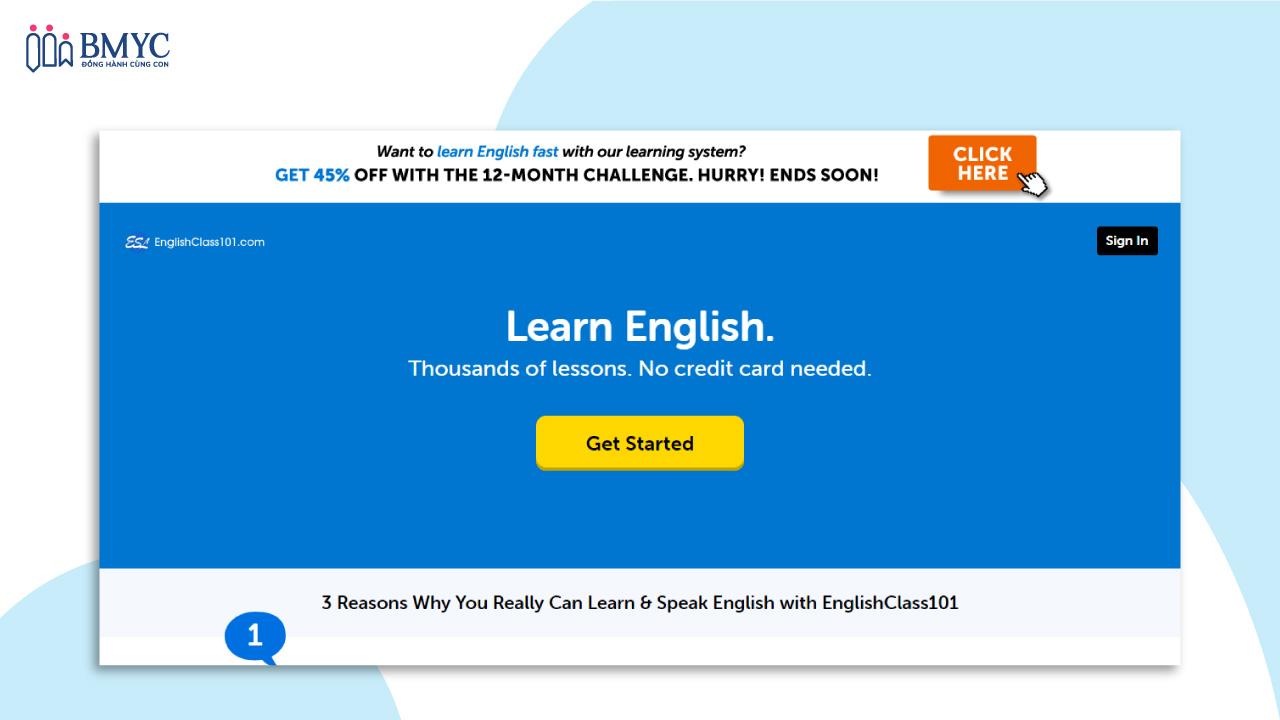 Cách luyện nghe tiếng Anh qua truyện ngắn EnglishClass101