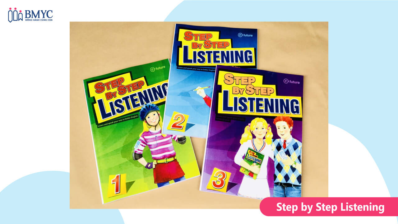 Sách luyện nghe tiếng Anh cho học sinh tiểu học Step by step listening