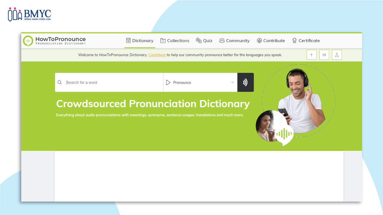 Web tra phiên âm tiếng Anh How To Pronounce
