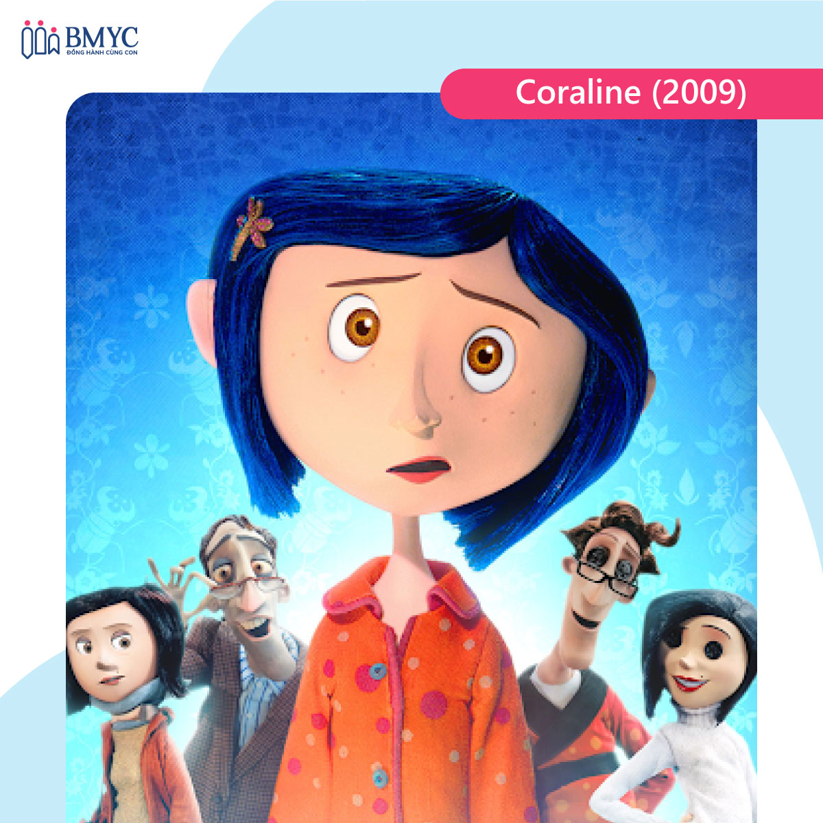 Bộ phim tiếng Anh mùa hè cho bé Coraline (2009)