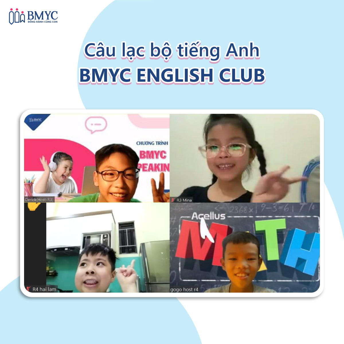 Câu lạc bộ tiếng Anh BMyC English Club giúp học viên vượt qua nỗi sợ nói tiếng Anh