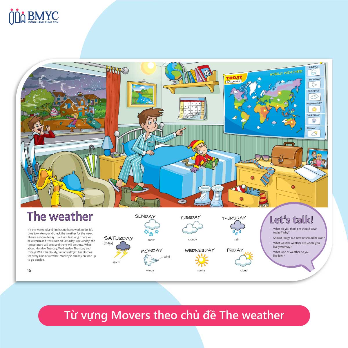 Từ vựng thường gặp trong đề thi Movers theo chủ đề The weather