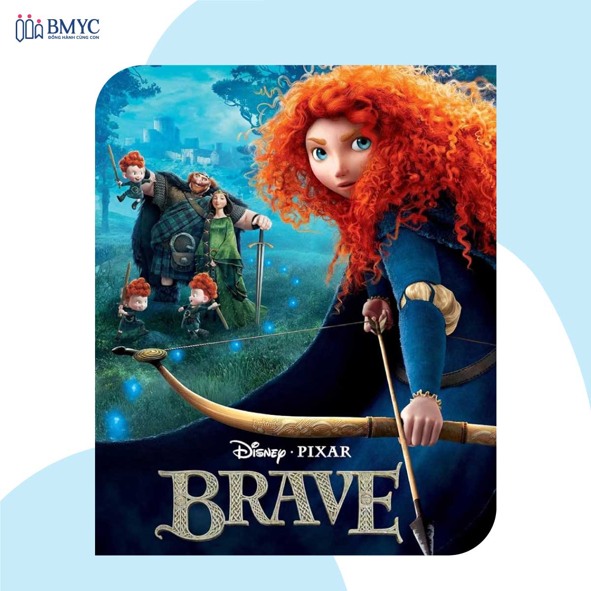 Phim hoạt hình tự học nghe và phản xạ tiếng Anh - Brave
