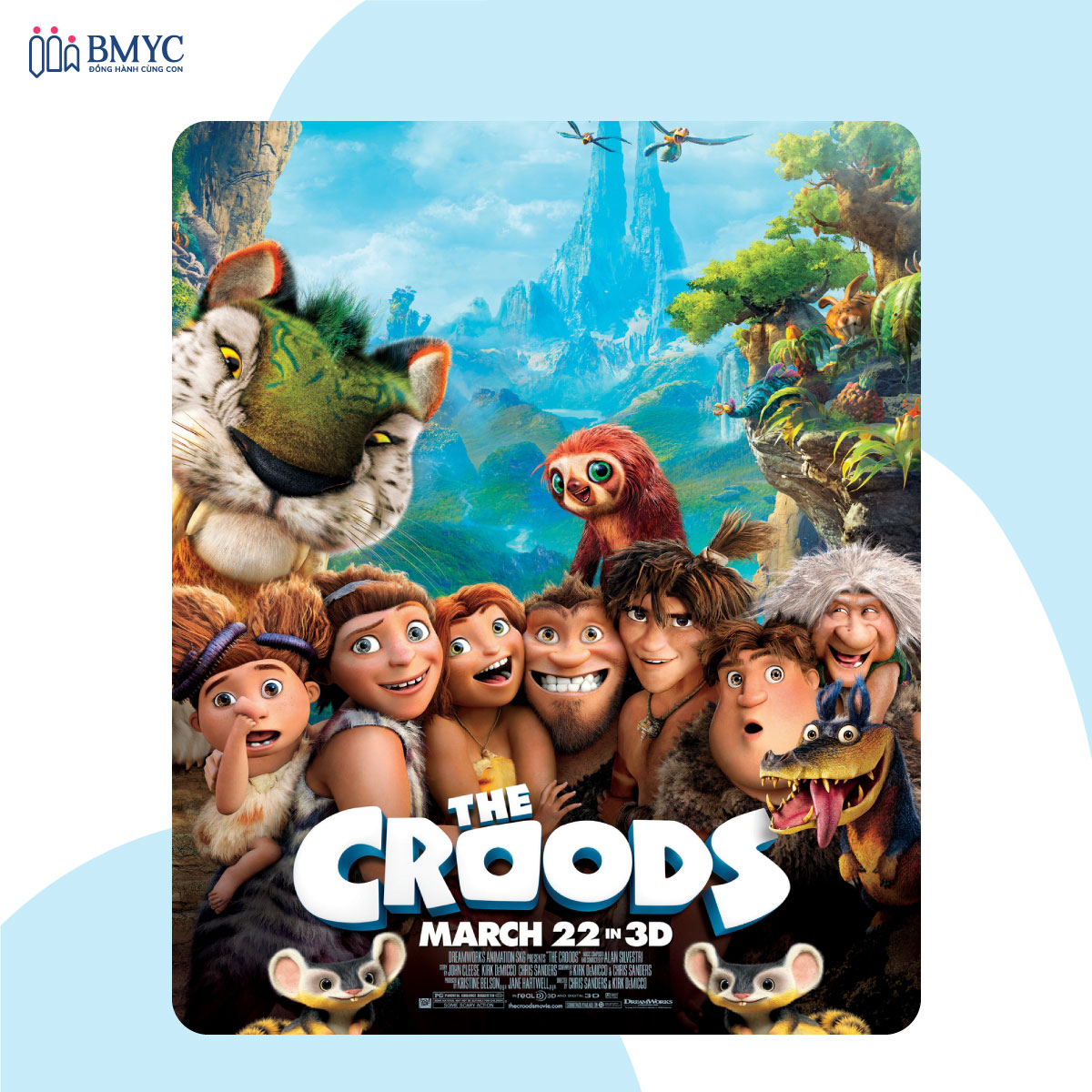 40 phim hài hay nhất - The Croods