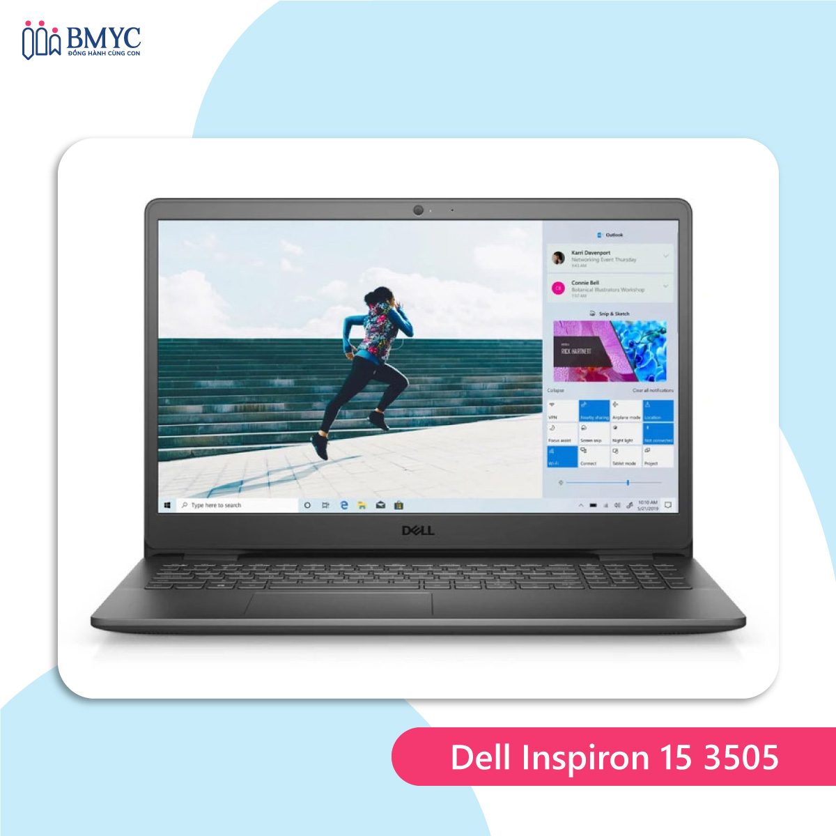 Laptop cho bé học online - Dell Inspiron 15 3505