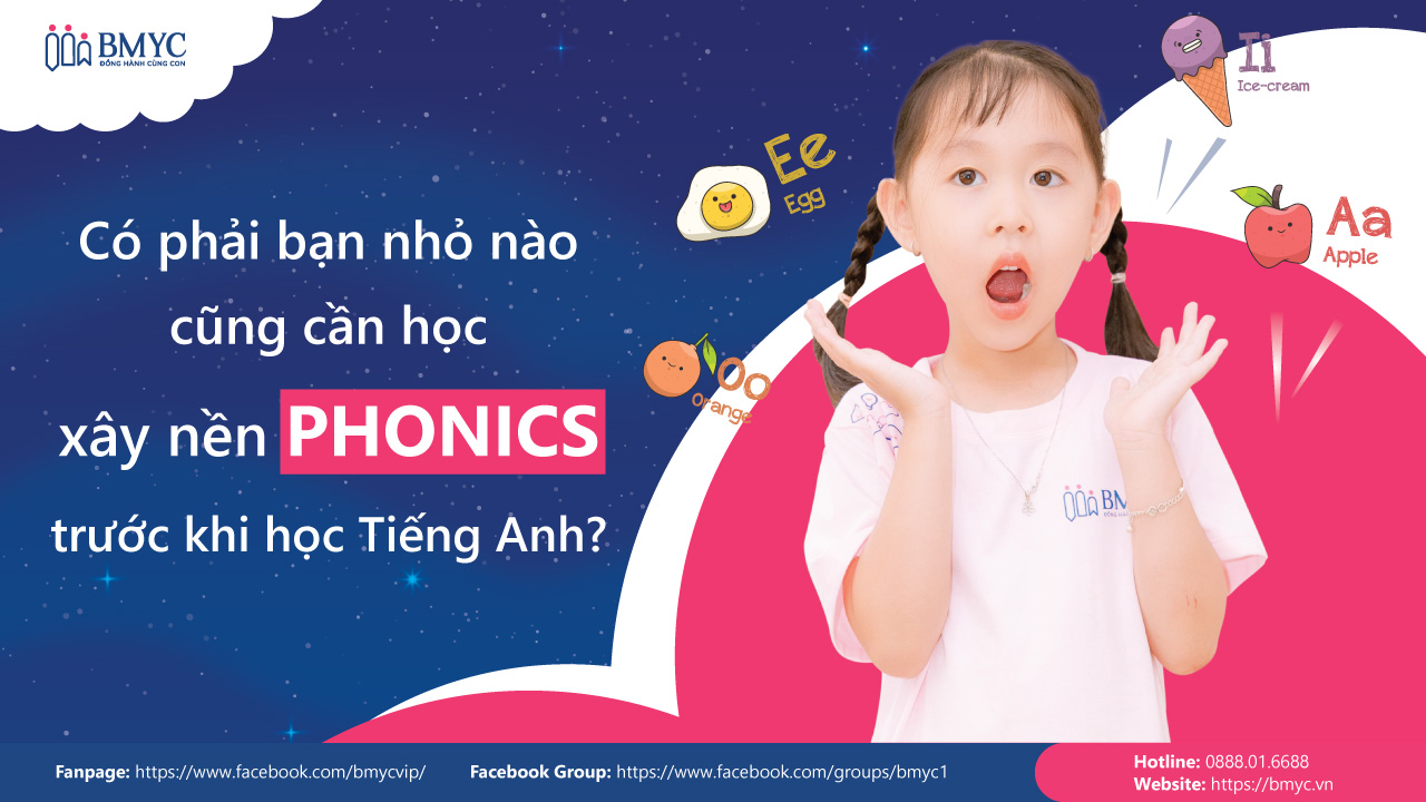 Có phải bạn nhỏ nào cũng cần học xây nền Phonics trước khi học Tiếng Anh?