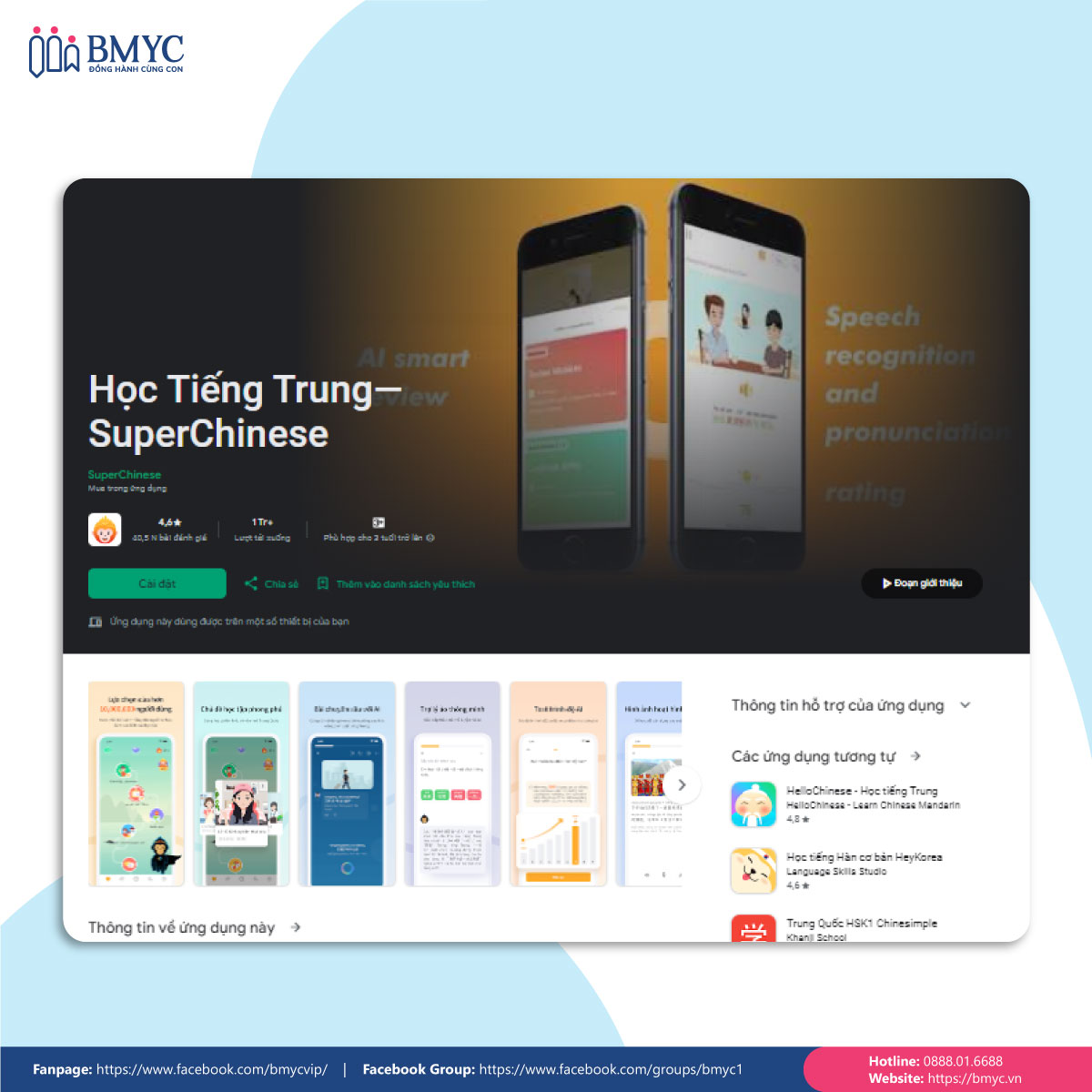 App học tiếng Trung cho người mới bắt đầu - SuperChinese