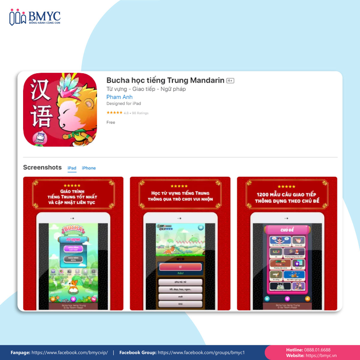 Các app học tiếng Trung miễn phí-Bucha