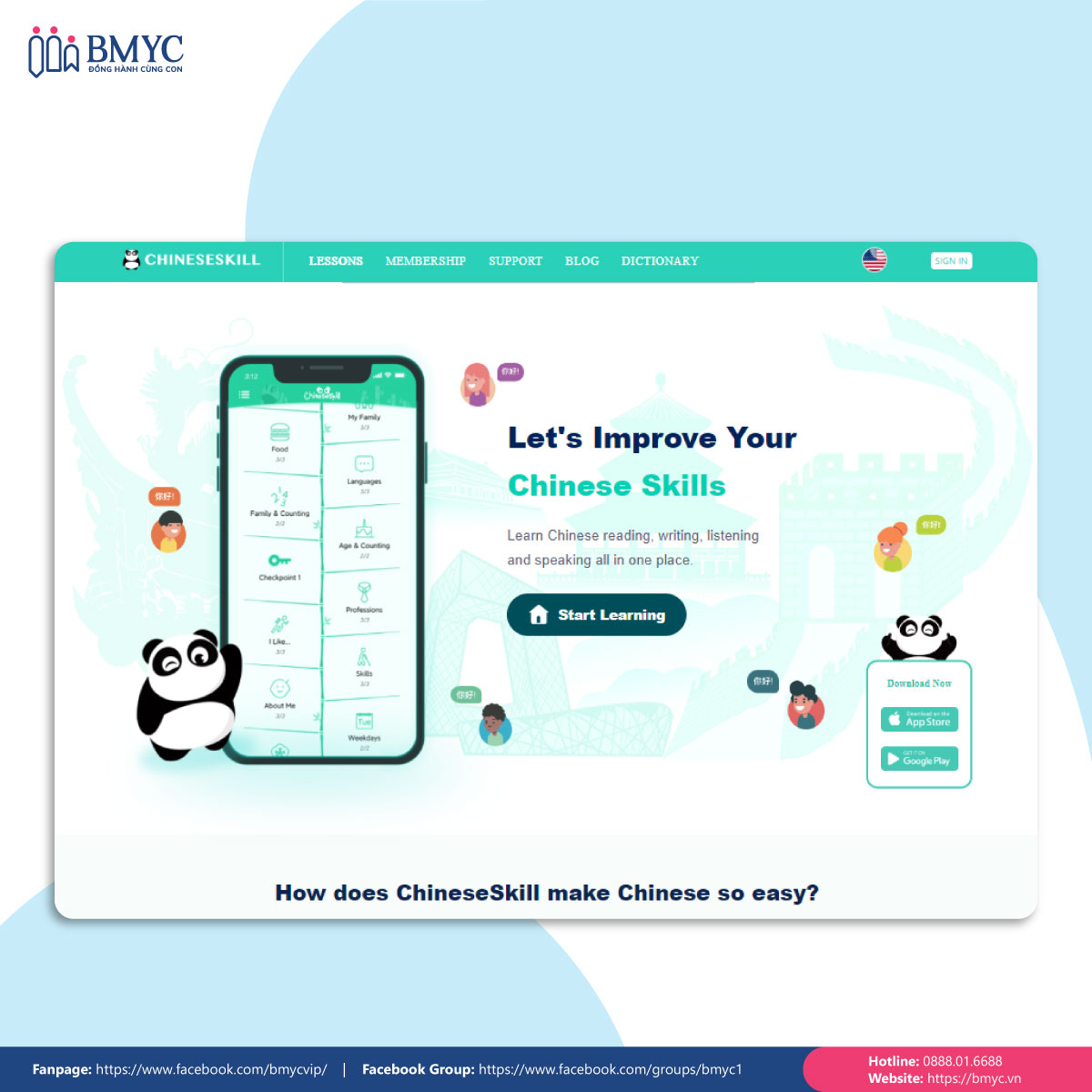 Các app học tiếng Trung miễn phí-Chineseskill