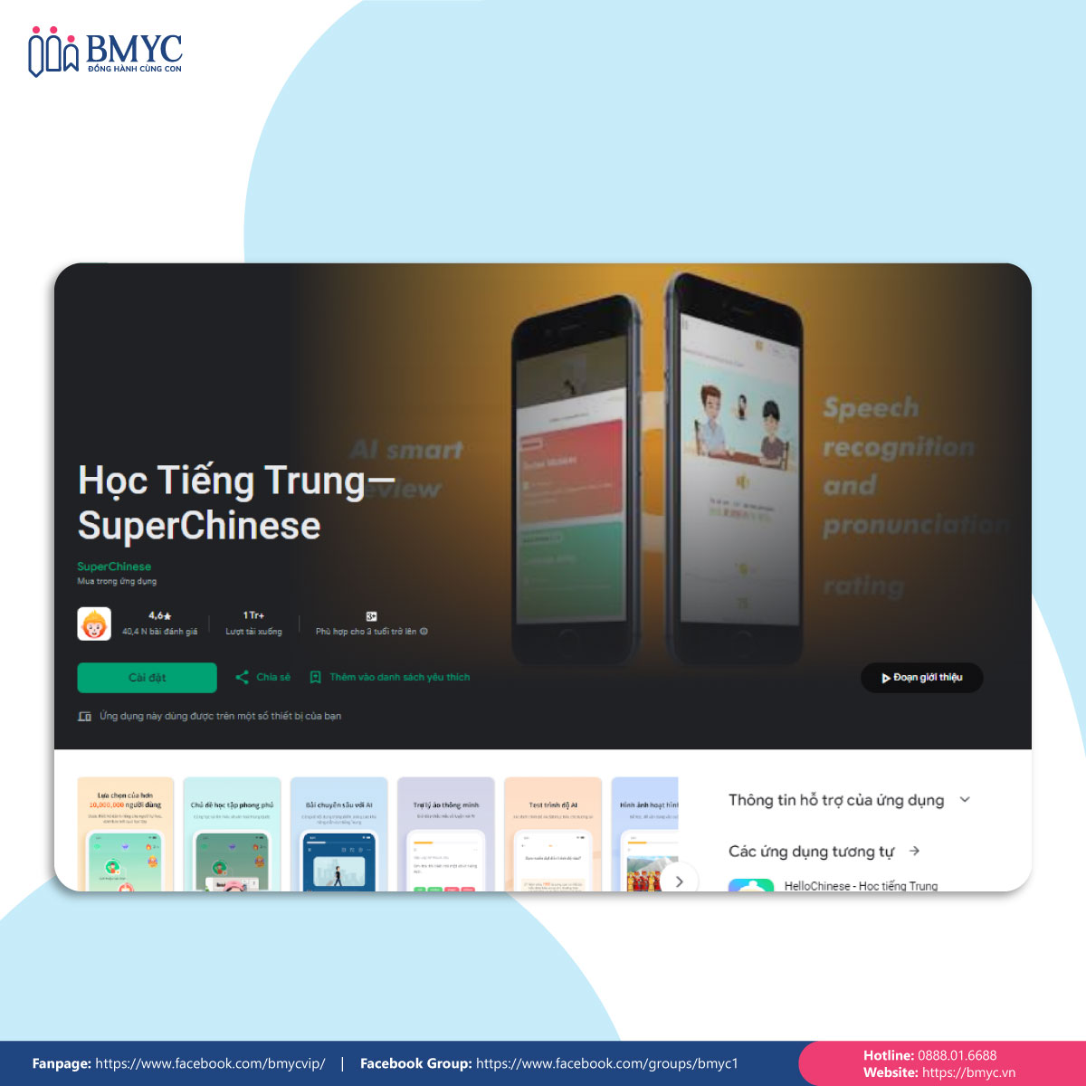 Các app học tiếng Trung miễn phí-SuperChinese