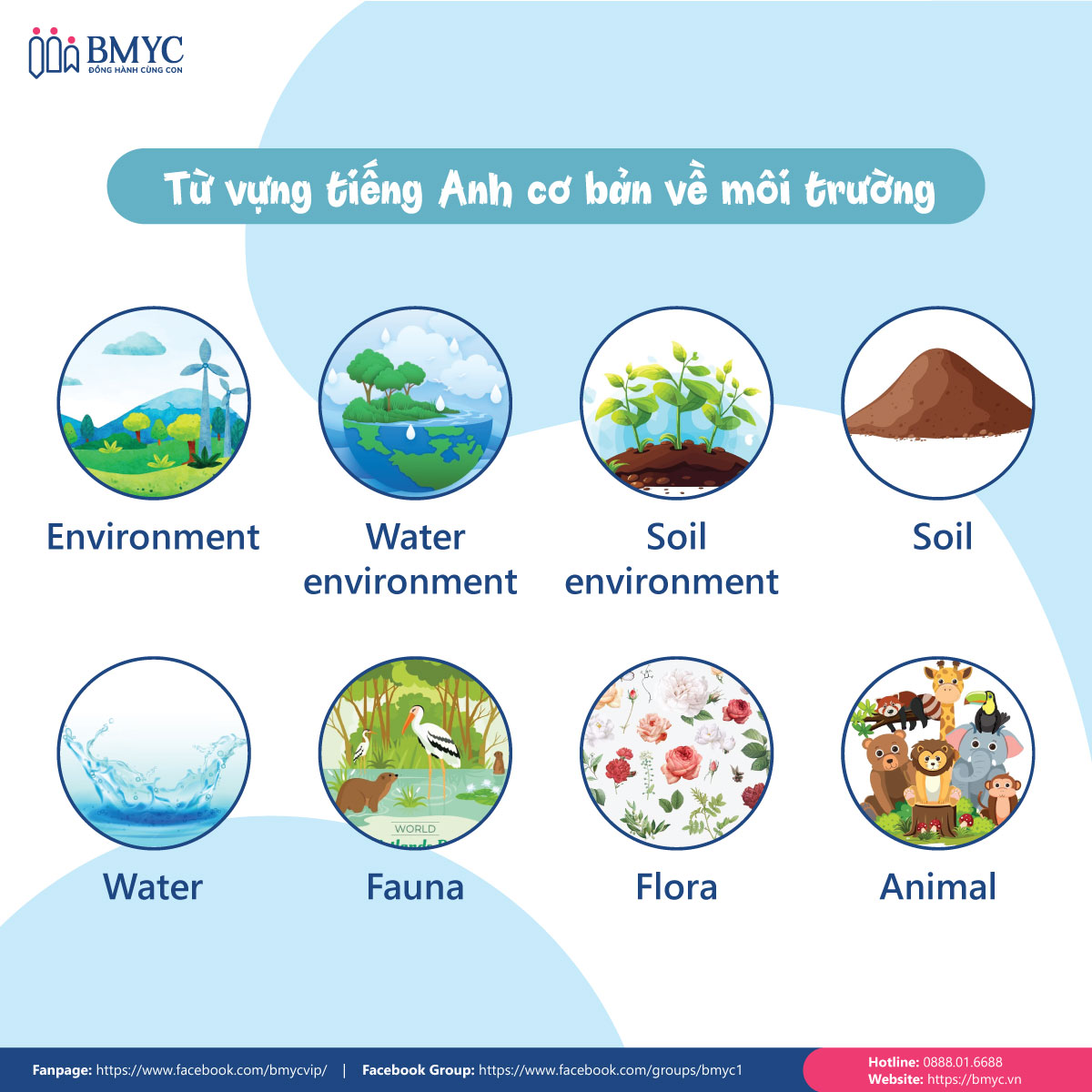 Từ vựng về môi trường - dạng cơ bản