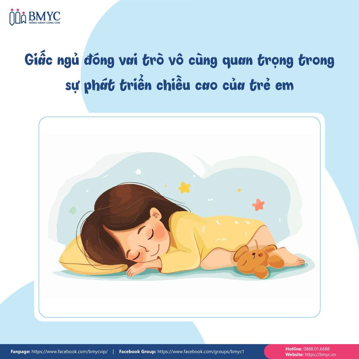 Cách giúp trẻ tăng chiều cao: Giấc ngủ đóng vai trò vô cùng quan trọng trong sự phát triển chiều cao của trẻ em.