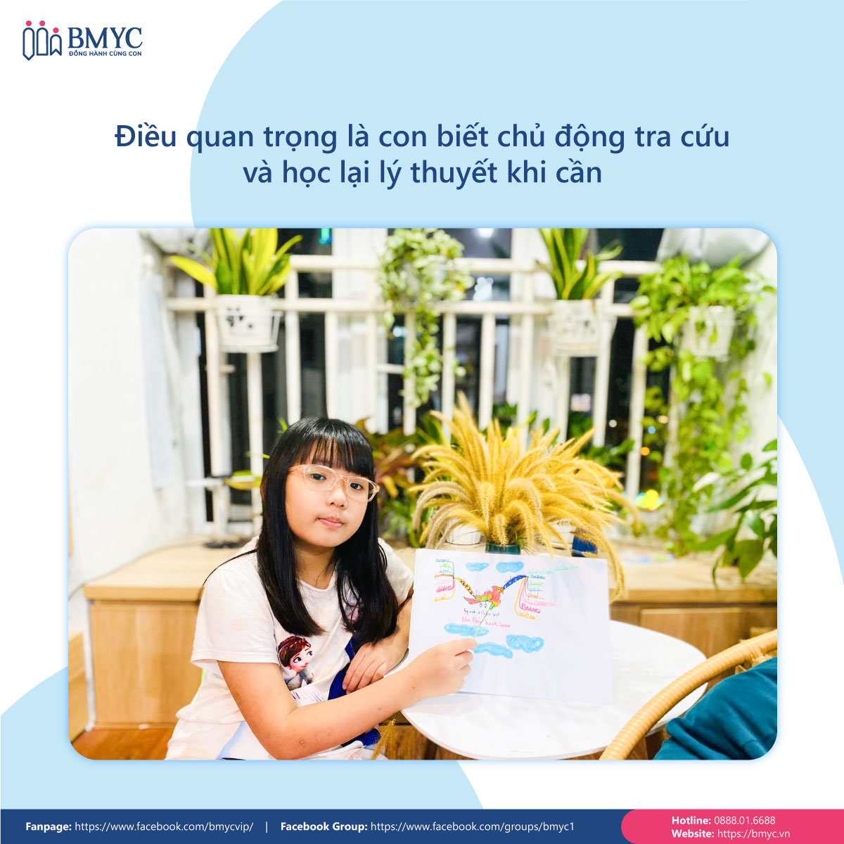 Khuyến khích con chủ động tra cứu tìm hiểu lý thuyết