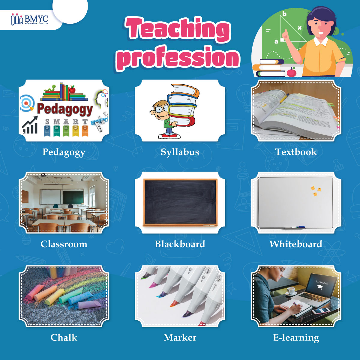 Teaching profession-related vocabulary