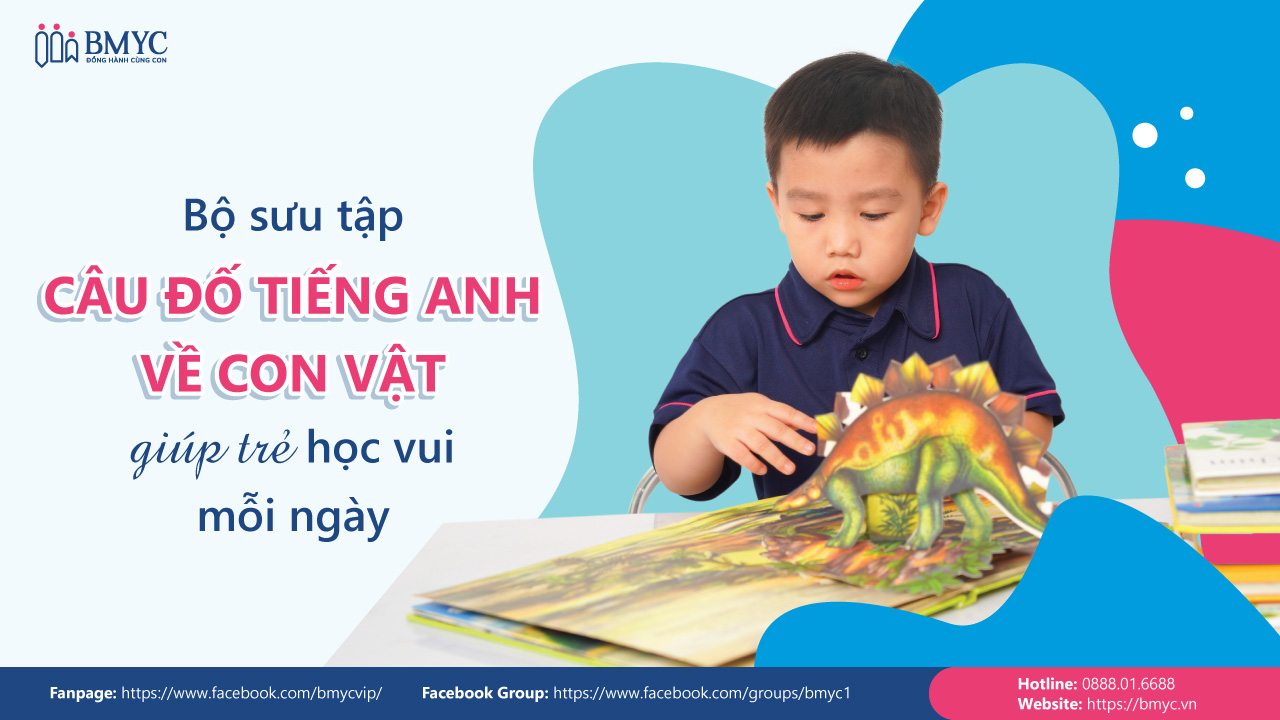 Bộ sưu tập câu đố tiếng Anh về con vật giúp trẻ học vui mỗi ngày