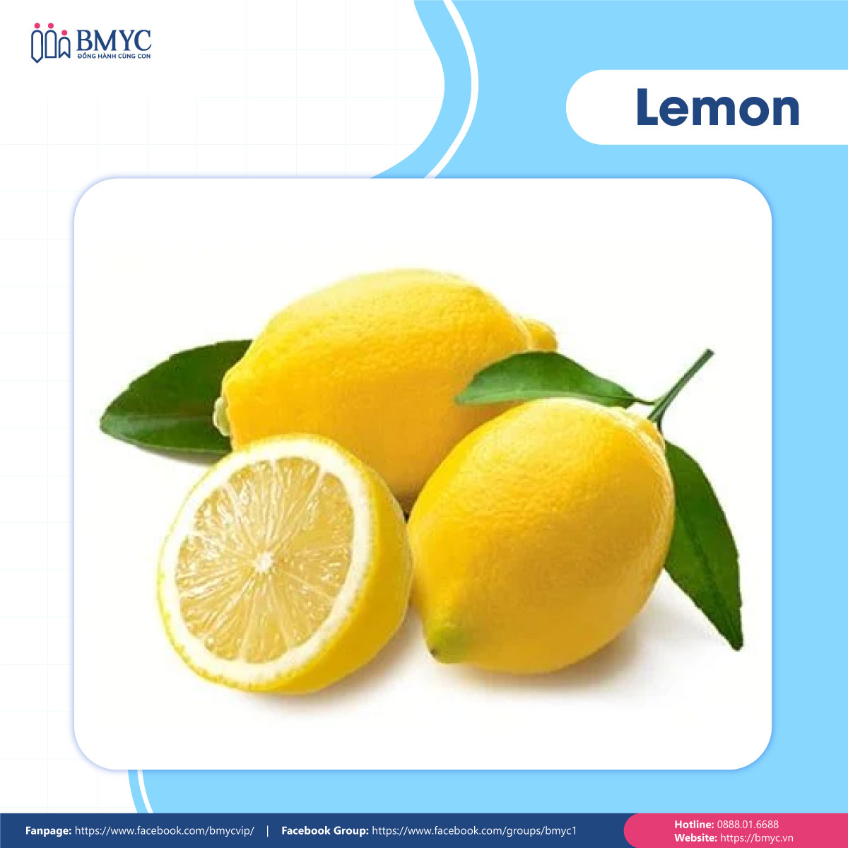 Câu đố tiếng Anh về trái cây - Lemon