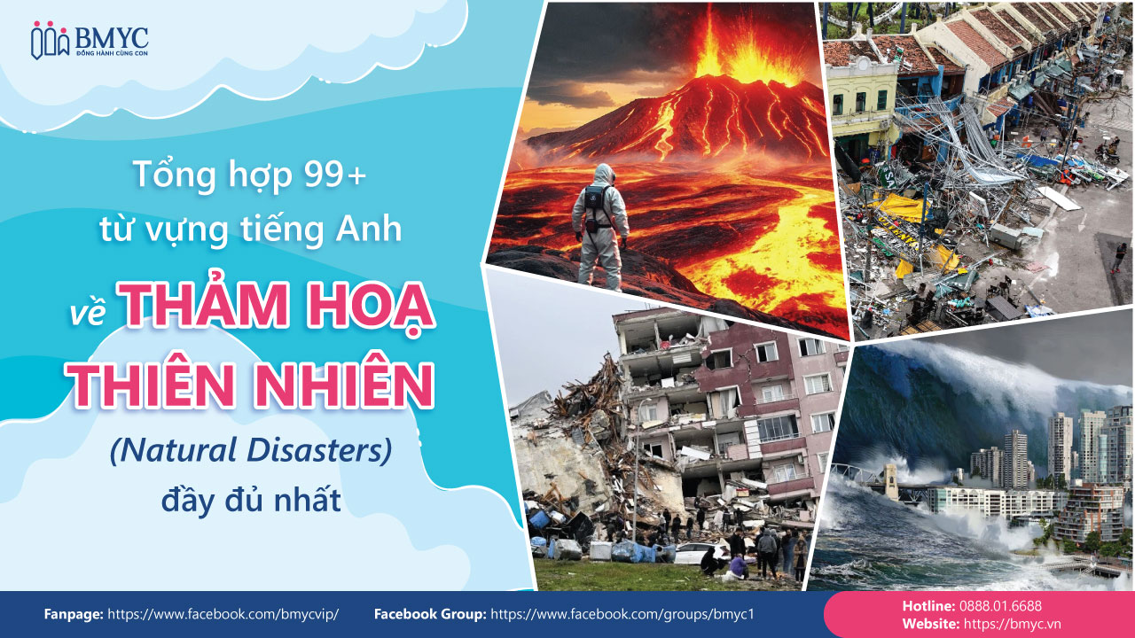 Tổng hợp 99+ Từ vựng tiếng Anh về thảm hoạ thiên nhiên (Natural Disasters) đầy đủ nhất