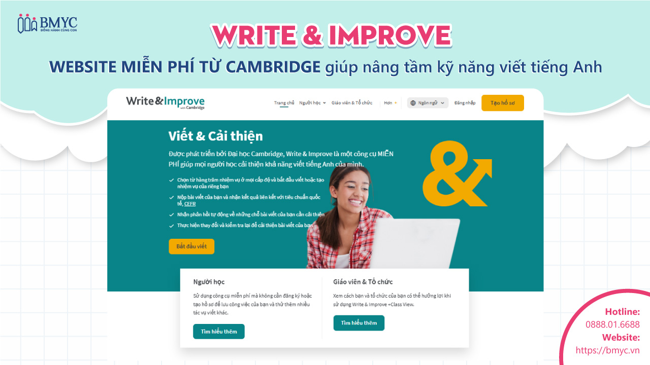 Write & Improve: Website miễn phí từ Cambridge giúp nâng tầm kỹ năng viết tiếng Anh