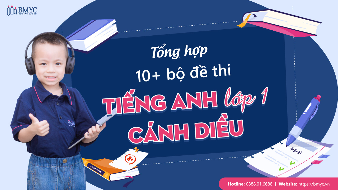 Bộ đề thi Tiếng Anh lớp 1 Cánh Diều