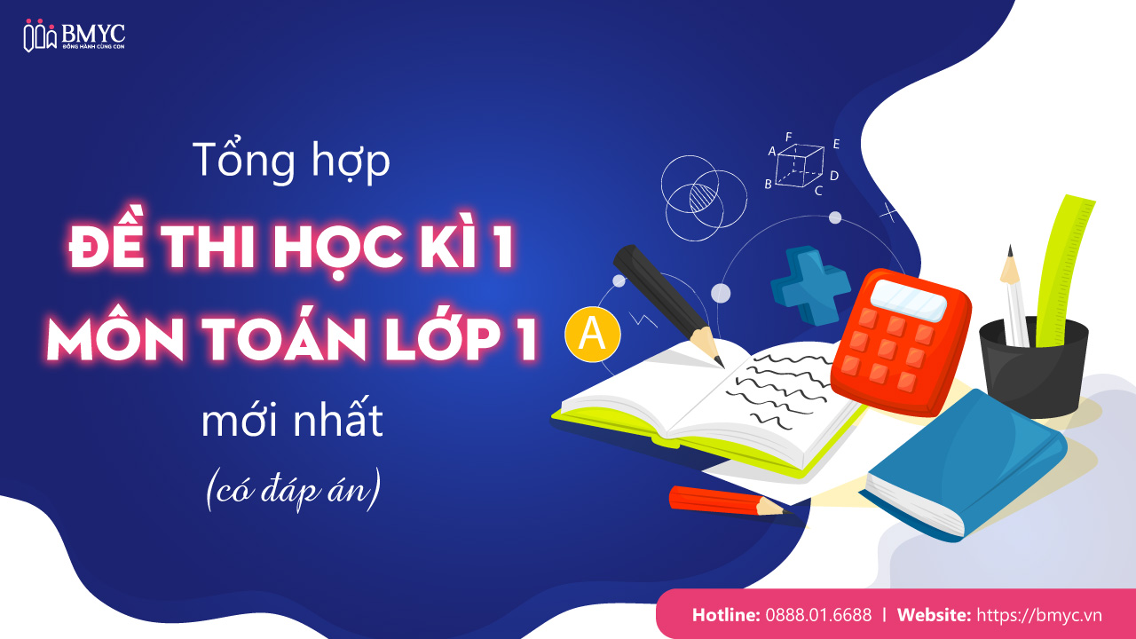 Đề thi học kì 1 môn Toán lớp 1