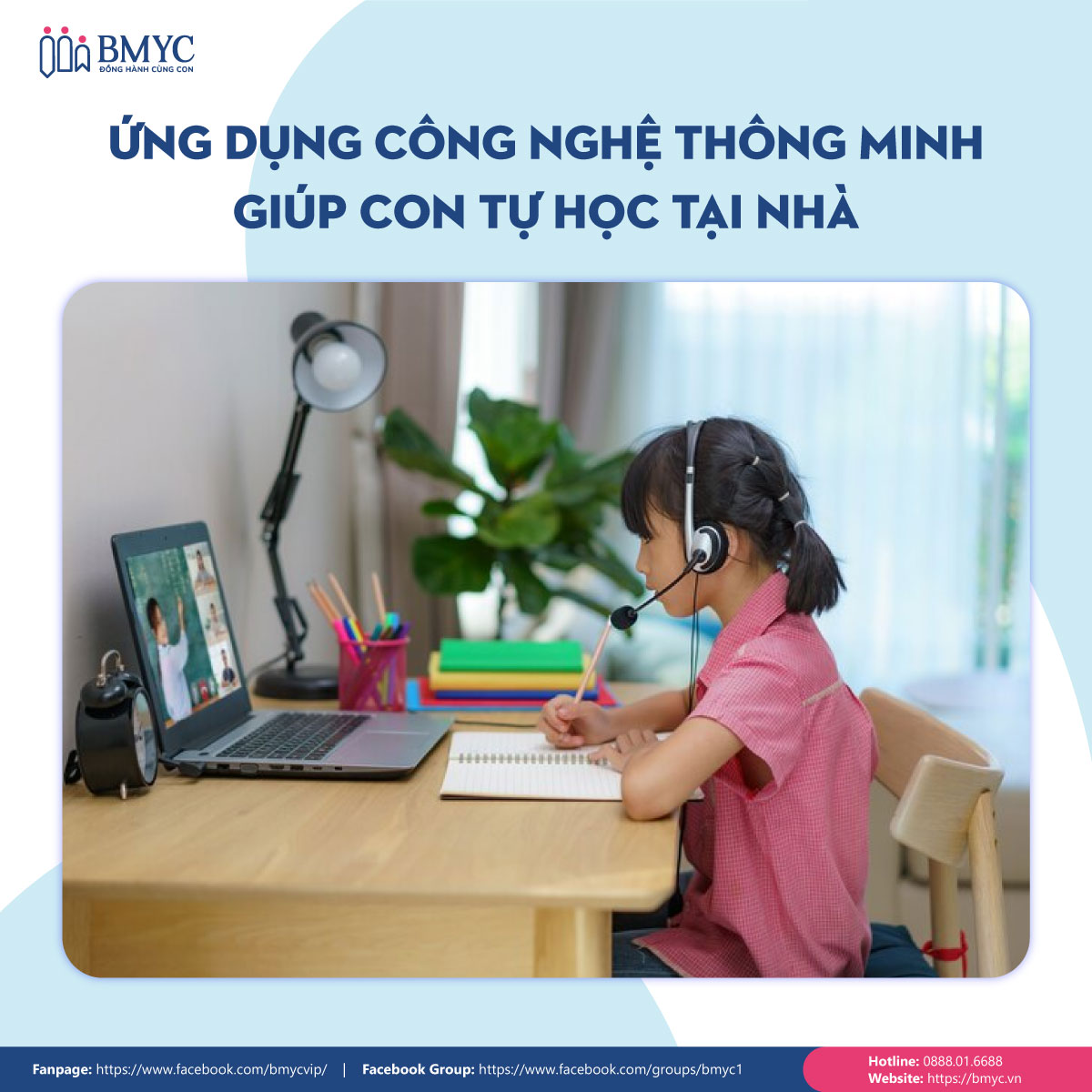 Ứng dụng công nghệ thông minh giúp con tự học tại nhà