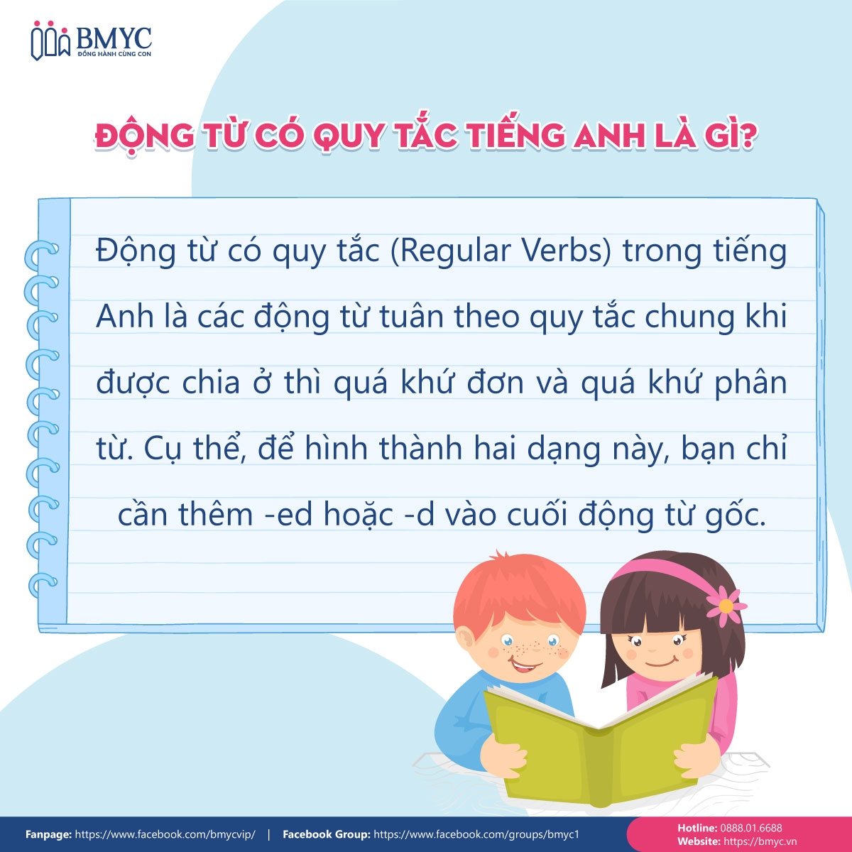 Định nghĩa về động từ có quy tắc tiếng Anh