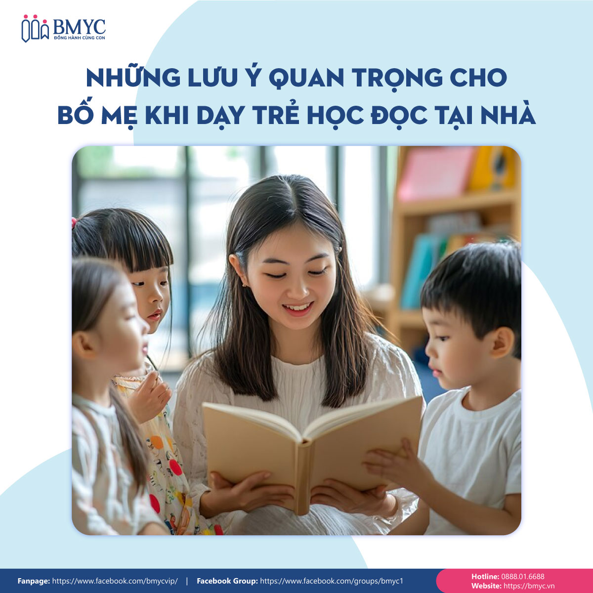 Những lưu ý quan trọng cho bố mẹ khi dạy trẻ học đọc tại nhà