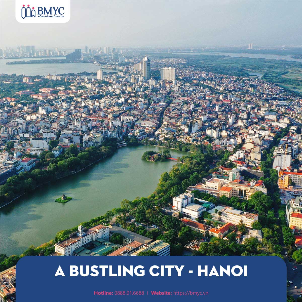 Bài mẫu viết về quê hương bằng tiếng Anh - A Bustling City - Hanoi