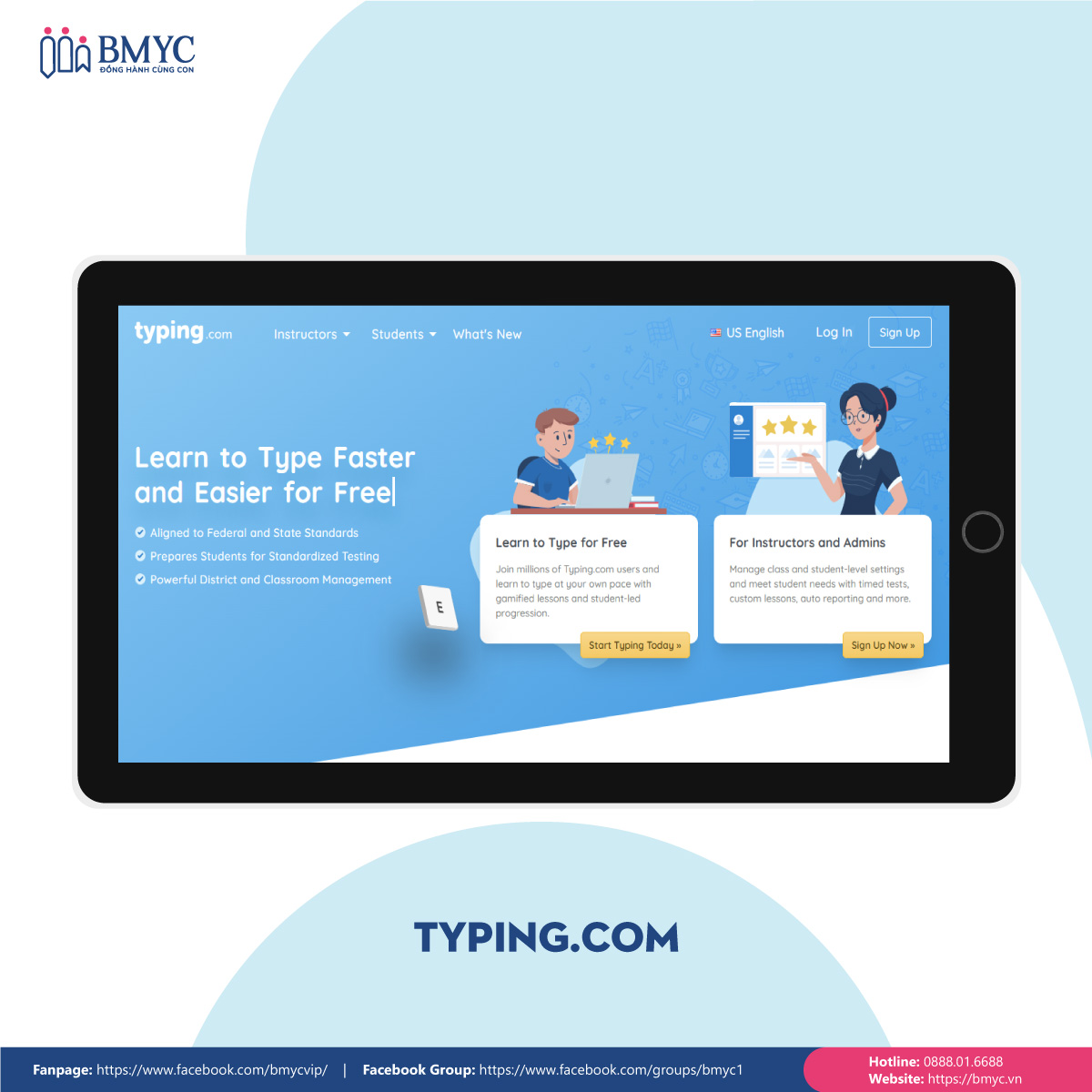 Typing.com - Web luyện gõ máy tính 10 ngón siêu dễ