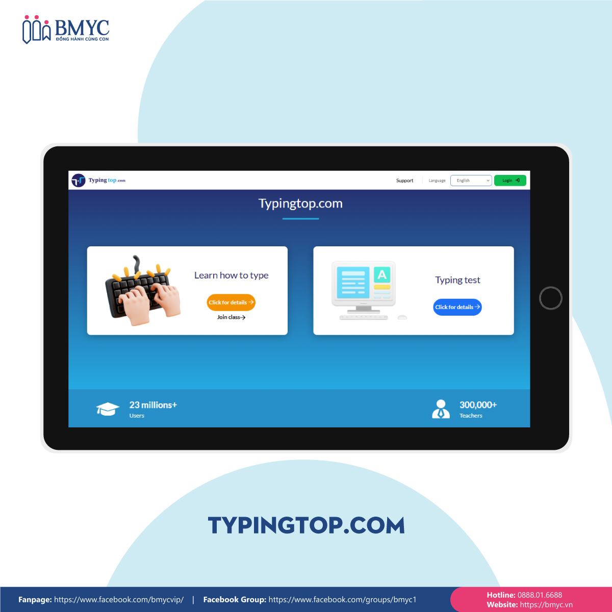 Web luyện gõ máy tính Online Typingtop.com