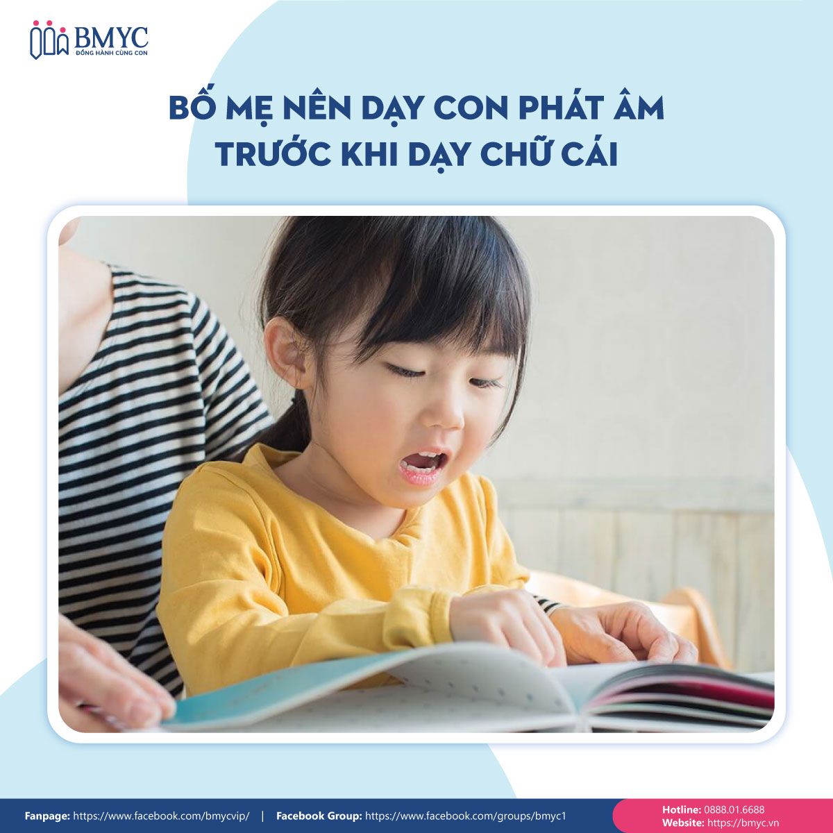 Khi dạy bé chữ cái Tiếng Việt, bố mẹ nên dạy con phát âm trước