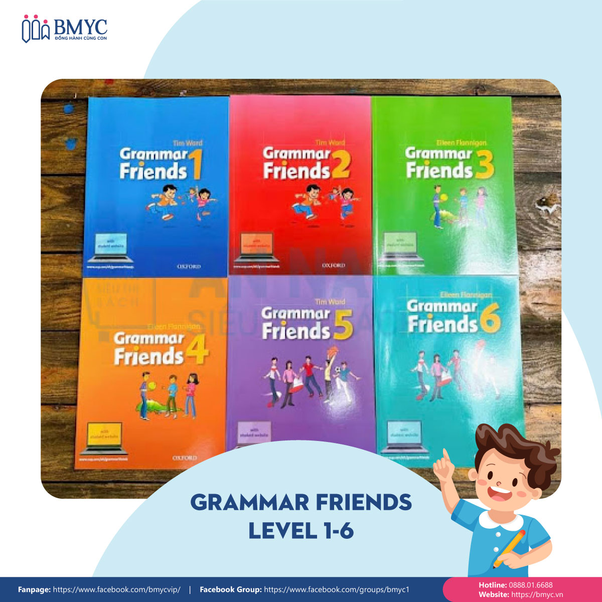 Bộ giáo trình tiếng Anh - Grammar friends (Level 1-6)