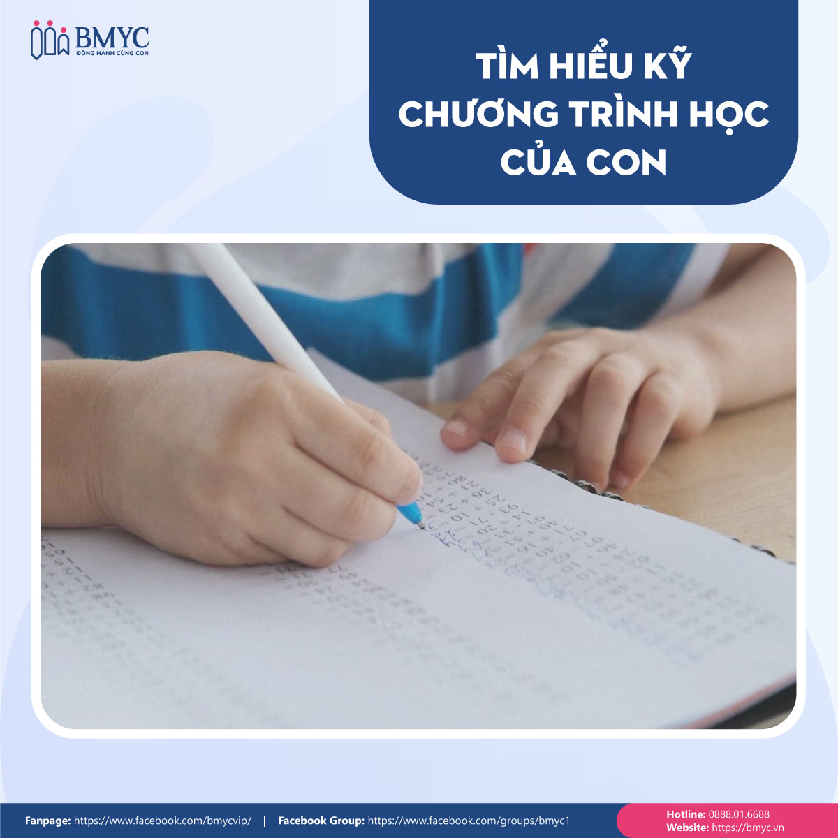 Tìm hiểu kỹ chương trình học của con trước khi kèm con học toán cấp 2