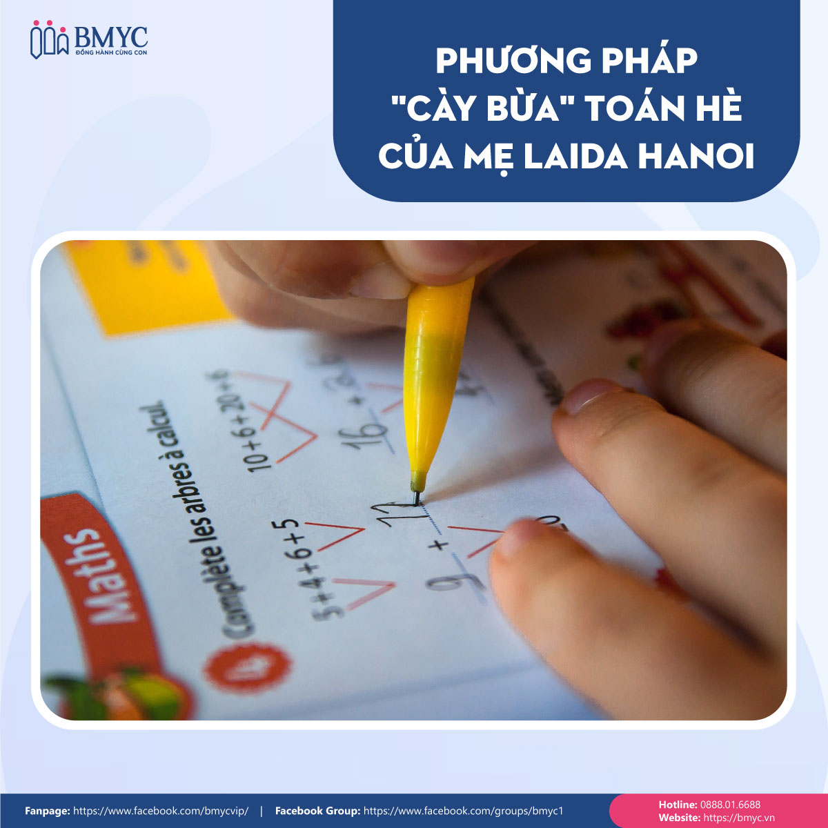 Phương pháp "cày bừa" Toán hè của mẹ Laida Hanoi