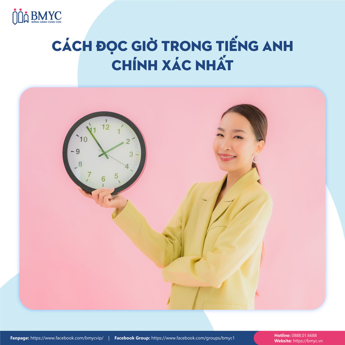 Cách đọc giờ trong tiếng Anh chính xác nhất