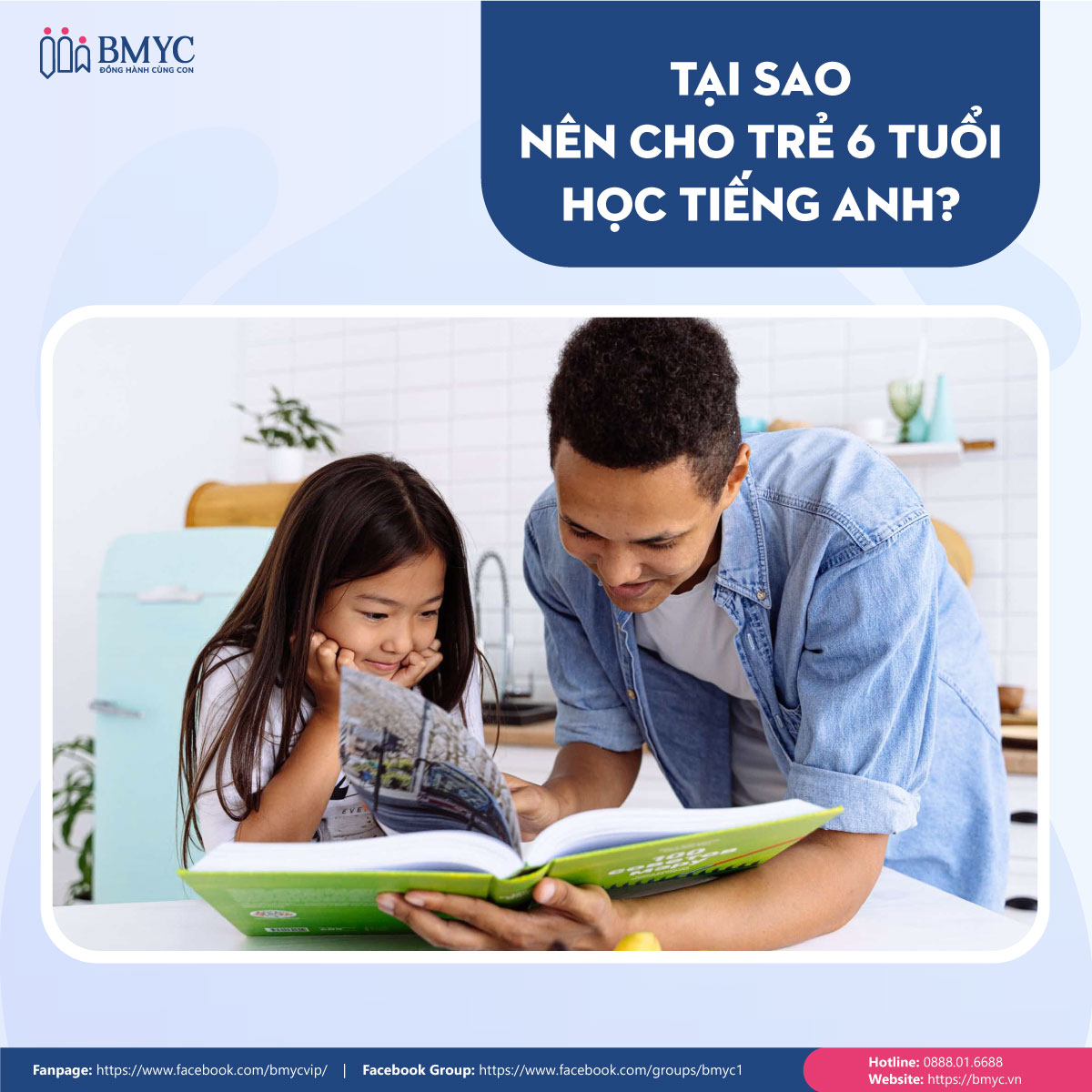 Tại sao nên cho trẻ 6 tuổi học tiếng Anh?